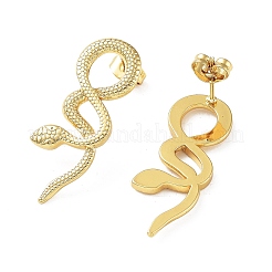 Серьга-гвоздик из нержавеющей стали 304&nbsp;EJEW-M231-01G