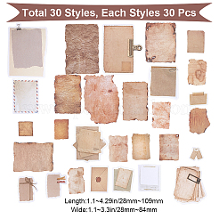 2 комплект из 2-х видов самоклеящихся бумажных наклеек с возможностью маркировки DIY-CP0007-40