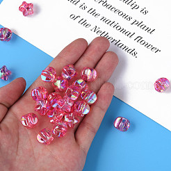 Прозрачные акриловые пуговицы с 1 отверстием&nbsp;MACR-S373-129-C01