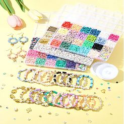 Наборы для самостоятельного изготовления сережек/браслетов DIY-FS0007-90