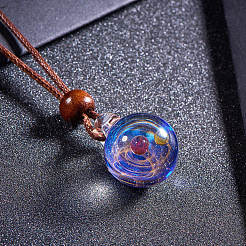 DIY Galaxie Universum Ball Halskette Herstellung&nbsp;DIY-BC0010-29D
