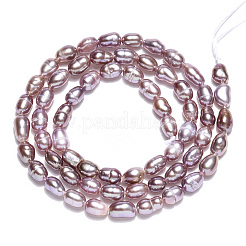 Нити из натурального культивированного пресноводного жемчуга PEAR-N012-03L