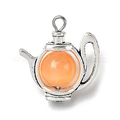 Круглые подвески для посуды из окрашенного натурального селенита&nbsp;PALLOY-JF04366