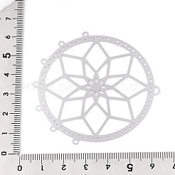 Полое кольцо из нержавеющей стали 201 со звеньями для компонентов люстры в виде цветка&nbsp;STAS-N121-03P