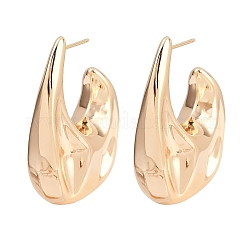 Латунь серьги EJEW-H168-09G