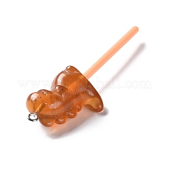 Большие подвески из светящейся прозрачной смолы&nbsp;RESI-K019-04B