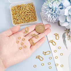 100 шт. застежки-крючки в тибетском стиле&nbsp;FIND-GO0003-01AG