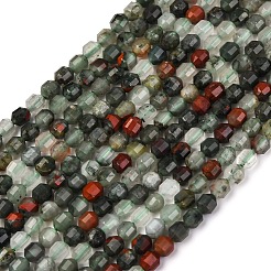 Природные африканские гелиотроп бисер пряди G-A260-A38-01