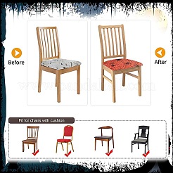 Чехол на стул из полиэстера на Хэллоуин AJEW-WH20005-15B