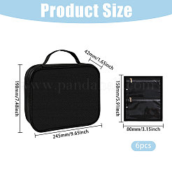 Aufbewahrungsbeutel aus Nylon für Schmuckorganizer mit losem Blatt&nbsp;ABAG-WH0063-115B