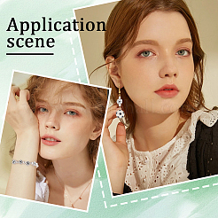 5 нить бусин ручной работы из полимерной глины CLAY-SC0002-44