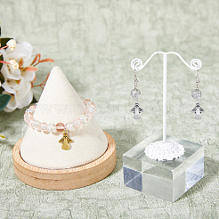 120 шт. 3-цветные подвески из сплава в виде ангела в тибетском стиле TIBEP-DC0001-07