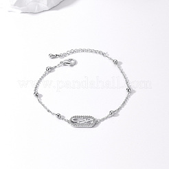 Bracciali a maglie ovali in ottone&nbsp;XB4113-2