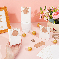 Rechteckige Faltgeschenkboxen aus Papier&nbsp;CON-WH0001-78A