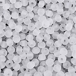 Perline di vetro trasparente satinato fgb&nbsp;SEED-N013-04A-01