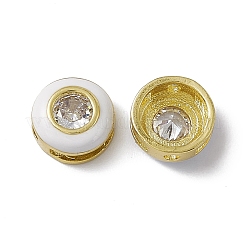 Стойки обшивки латунь кубического циркония бусы&nbsp;KK-C007-15G-02