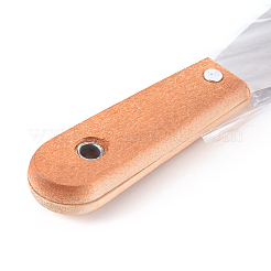 ステンレス鋼パテナイフ  乾式壁用  テーピング  塗料をこする  ステンレス鋼色  191x38x16mm&nbsp;TOOL-WH0121-18B