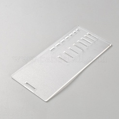 Schallplattenständer aus Acryl&nbsp;ODIS-WH0078-39