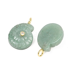 Colgantes naturales aventurina verde&nbsp;G-H353-02G-03
