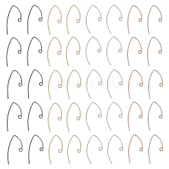 Ganci per orecchini in ottone 32 pz 4 colori&nbsp;KK-LS0001-18