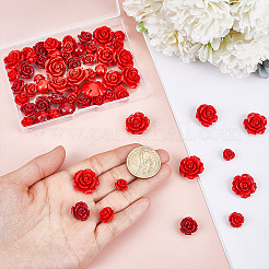 45 шт. 3 вида бусин киновари CARL-HY0001-02