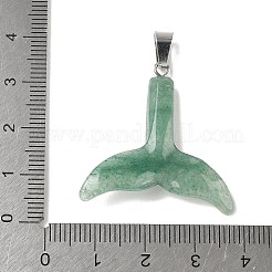 Естественный зеленый авантюрин подвески&nbsp;G-P599-03P-02