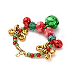 Weihnachtskranzanhänger aus Glasperlen&nbsp;PALLOY-MZ00782-03