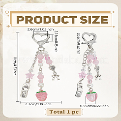 Decorazioni pendenti in acrilico fragola&nbsp;KEYC-LP0001-58A