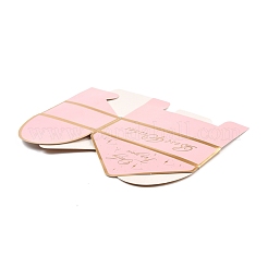 Scatole di carta creative pieghevoli&nbsp;CON-WH0083-23A