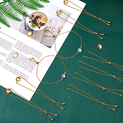 10 шт. 304 нержавеющая сталь слайдер кабель цепь слайдер браслет изготовление&nbsp;DIY-DC00002