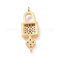 Латунные соединители с прозрачным кубическим цирконием&nbsp;ZIRC-L100-055G