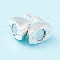 925 магнитные застежки из стерлингового серебра STER-A002-01S