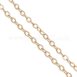 Цепочки из текстурированной проволоки толщиной 2.5 мм из нержавеющей стали 304 с застежками-пружинными кольцами&nbsp;NJEW-JN05710