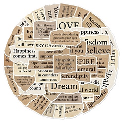 50 шт. водонепроницаемые наклейки из ПВХ с надписями PW-WG0B6B3-01