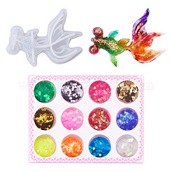 Рыбы силиконовые Молды своими руками DIY-TA0011-28B