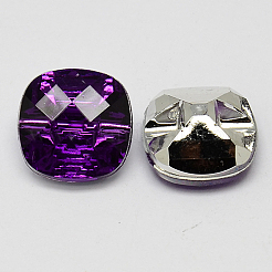 Тайвань акриловые кнопки горный хрусталь&nbsp;BUTT-F018-28mm-05