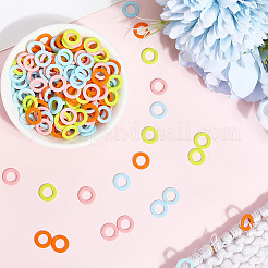 4 набор пластиковых плоских круглых вязальных инструментов&nbsp;DIY-SC0030-18