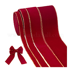 12 ярд полиэстеровой бархатной ленты 4 стилей OCOR-PH0006-19
