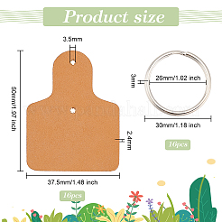 Набор для изготовления пустых брелоков своими руками DIY-OC0011-02