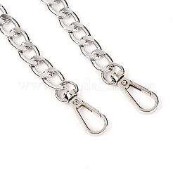 Sangle de sac à chaîne gourmette en aluminium&nbsp;FIND-WH0082-54A