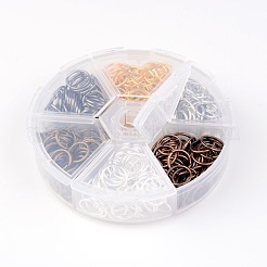 1 коробка с открытыми прыжковыми кольцами латунные прыжковые кольца KK-X0060-10mm