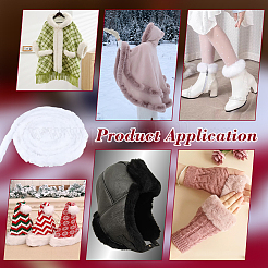 1 шт. аксессуаров для костюма из искусственной шерсти&nbsp;AJEW-PH0007-43A