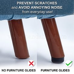 25шт 5-х стилевые пластиковые мебельные направляющие AJEW-GF0006-12