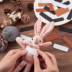 60 шт. 15 этикетки из искусственной кожи&nbsp;DIY-MP0001-04