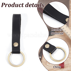 6шт брелок из кожи 6 цветов KEYC-OC0001-46