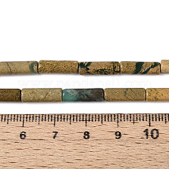 Нити бусин из натурального камня вердит G-T141-71