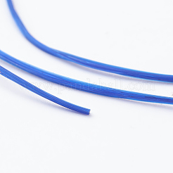 日本の平らな弾性結晶ストリング  弾性ビーズ糸  ストレッチブレスレット作り用  ブルー  0.5mm  約328.08ヤード（300m）/ロール&nbsp;EW-G004-0.5mm-29
