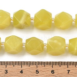 Natürliche Zitronen Jade Perlen Stränge&nbsp;GG-CBAD988-A11-01