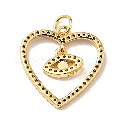 Покрытие стойки латунь микропаве прозрачные подвески из кубического циркония KK-H431-04G