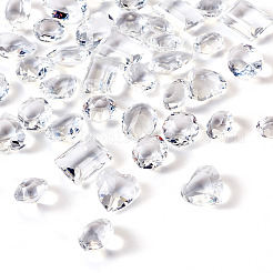 40 шт. 8 вида прозрачных стеклянных кабошонов со стразами&nbsp;RGLA-TA0001-08